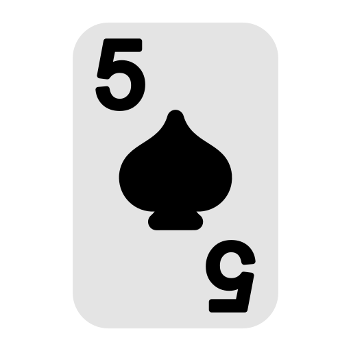スペードの 5 Generic Flat icon