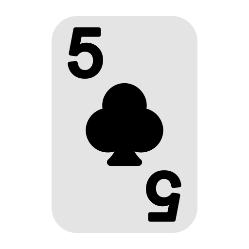 クラブの5つ Generic Flat icon