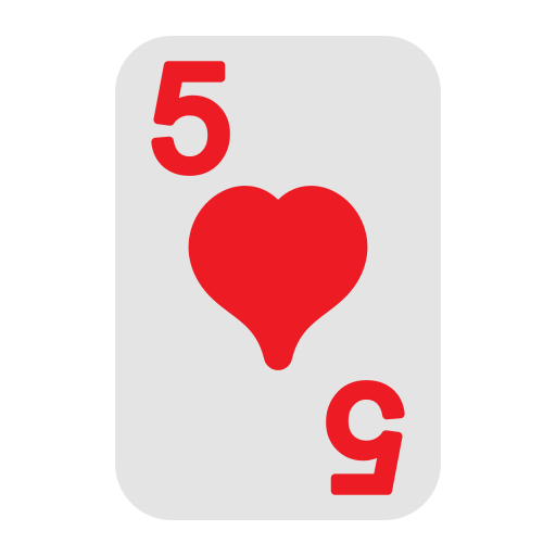 pięć serc Generic Flat ikona