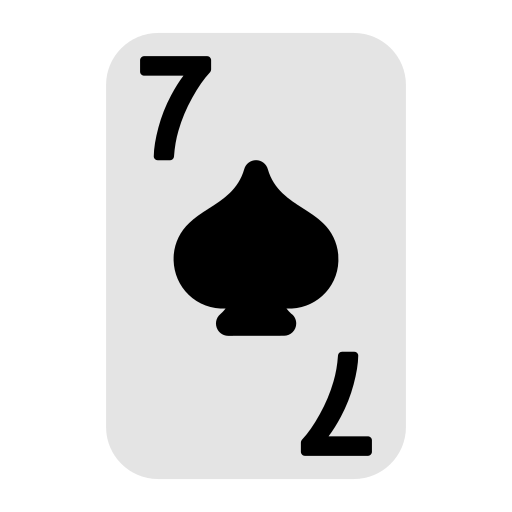 スペードの 7 Generic Flat icon