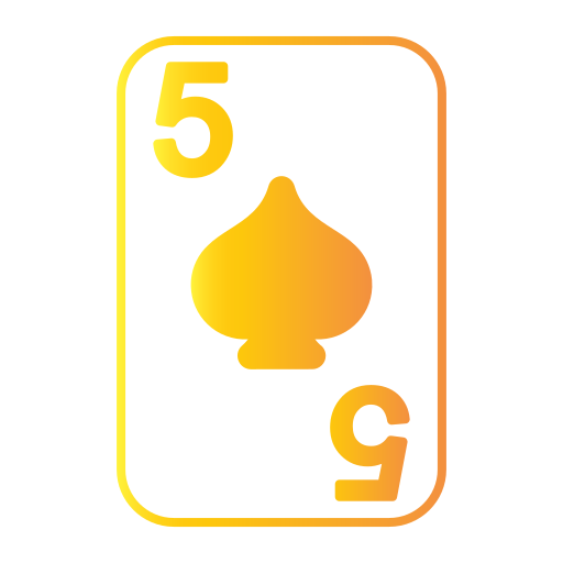 cinque di picche Generic Flat Gradient icona