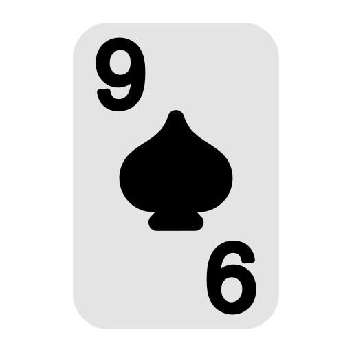 スペードの 9 Generic Flat icon
