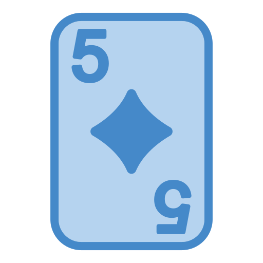 Five of diamonds Generic Blue icon