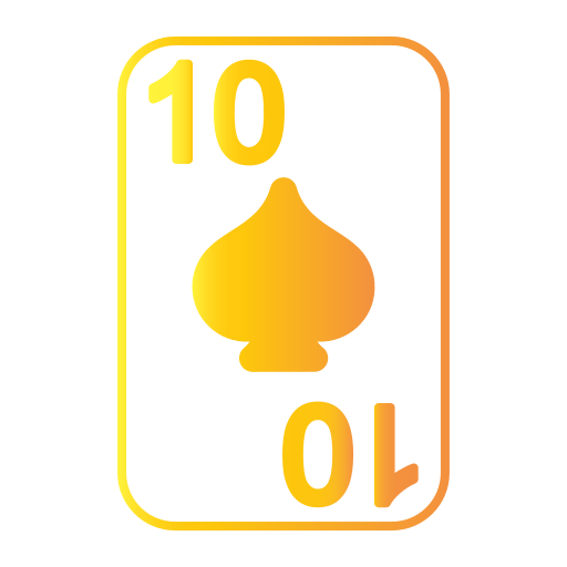 Ten of spades Generic Flat Gradient icon