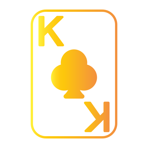 King of clubs Generic Flat Gradient icon