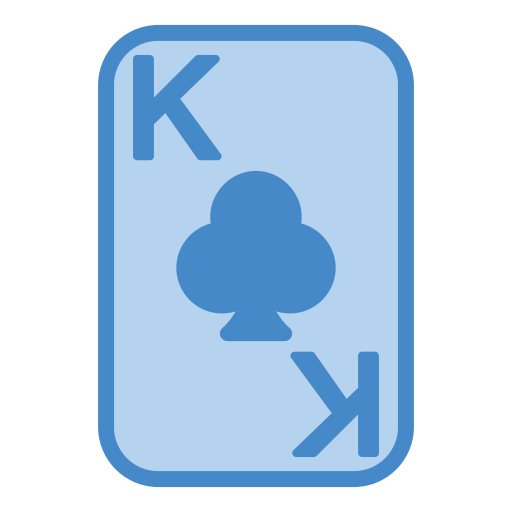 King of clubs Generic Blue icon