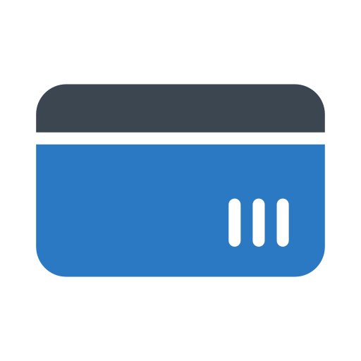 carte de débit Generic Blue Icône
