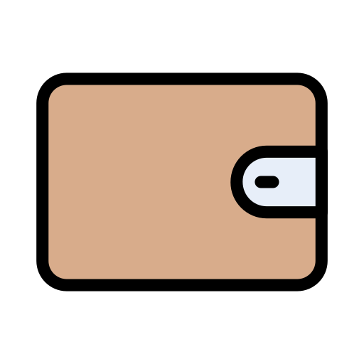 portafoglio Vector Stall Lineal Color icona
