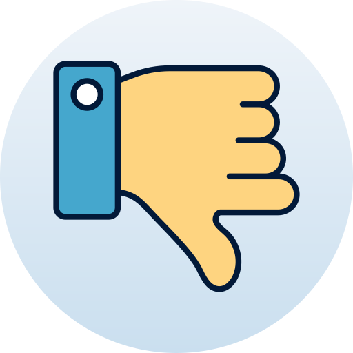 Thumbs down Generic Circular icon