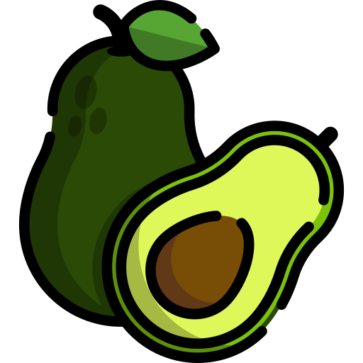 avocado Generic Outline Color icon
