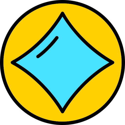 diamante Generic Outline Color icona