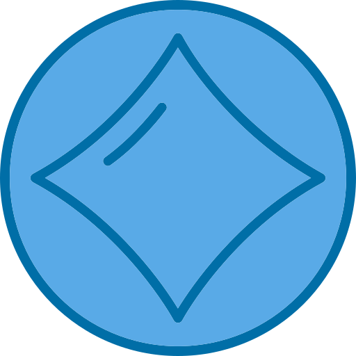 Diamond Generic Blue icon