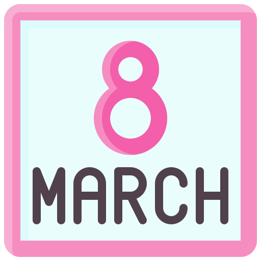 8 de marzo Generic Flat icono