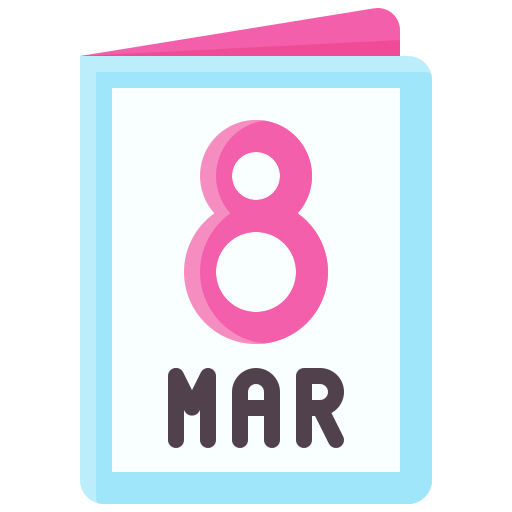 8 marzo Generic Flat icona
