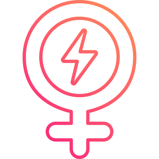 Girl power Generic Gradient icon