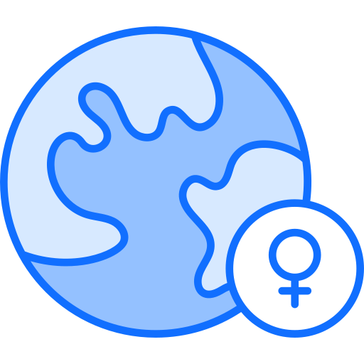 vrouwendag Generic Blue icoon