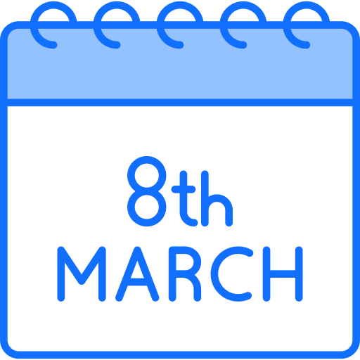 March 8 Generic Blue icon