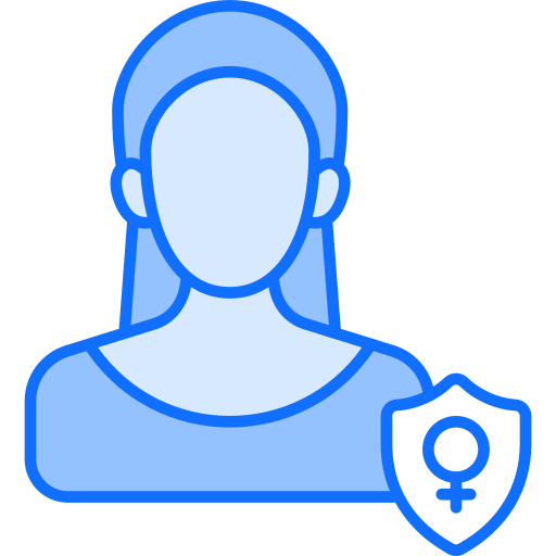vrouwenrechten Generic Blue icoon