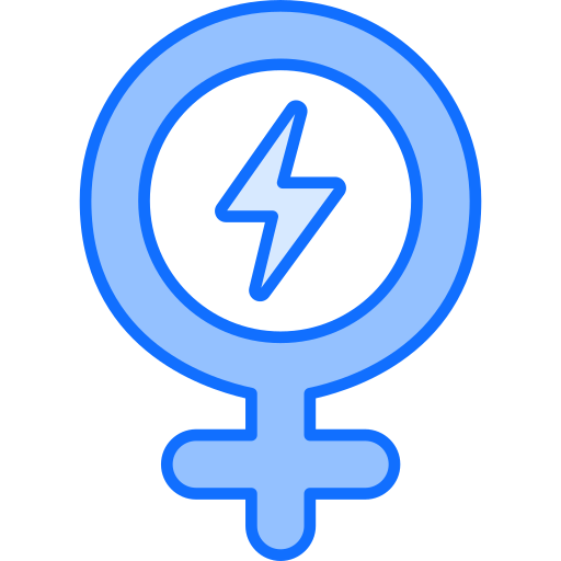 poder feminino Generic Blue Ícone