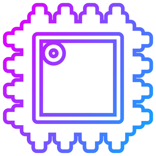 Microprocessor Generic Gradient icon