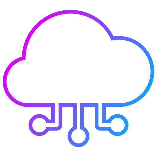 cloudgegevens Generic Gradient icoon