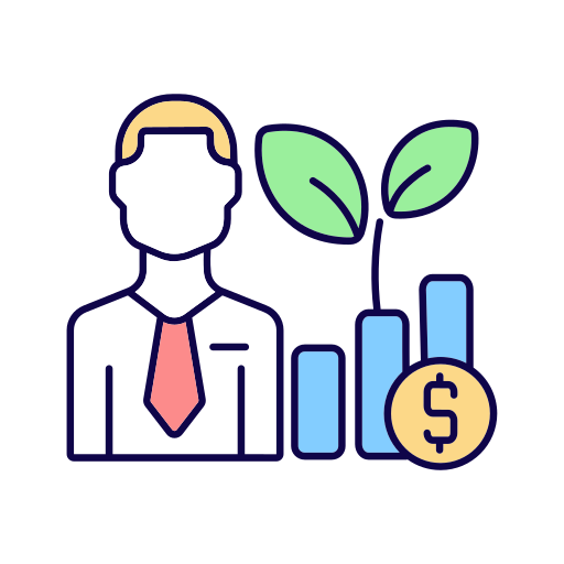Financial advisor Generic Thin Outline Color icon