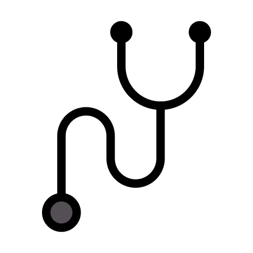 estetoscopio Vector Stall Lineal Color icono