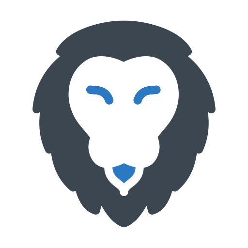 leeuw Generic Blue icoon