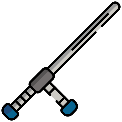 Baton stick Generic Outline Color icon