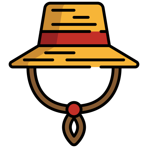 chapéu de fazendeiro Generic Outline Color Ícone