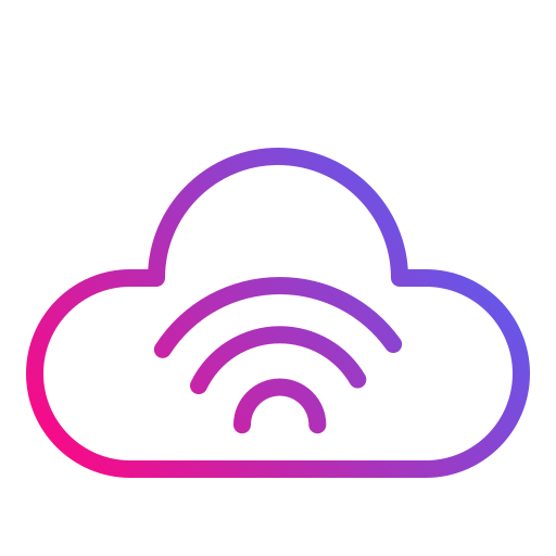 cloud dienstverlening Generic Gradient icoon