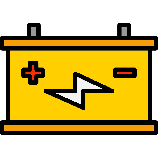 batteria Generic Outline Color icona