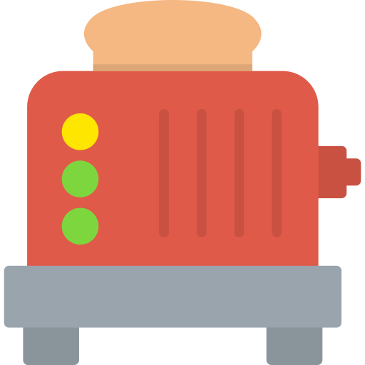 tosti apparaat Generic Flat icoon