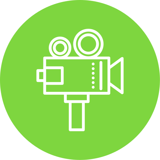 videocamera Generic Circular icoon