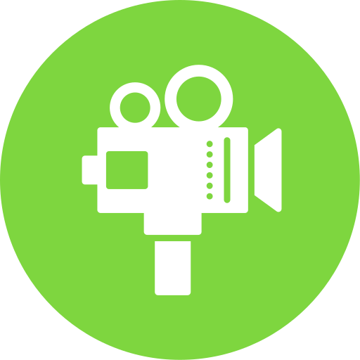 Video camera Generic Circular icon