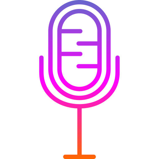 microfono Generic Gradient icona