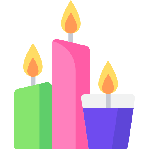 Candles Special Flat icon