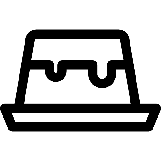 pudding Basic Rounded Lineal Icône