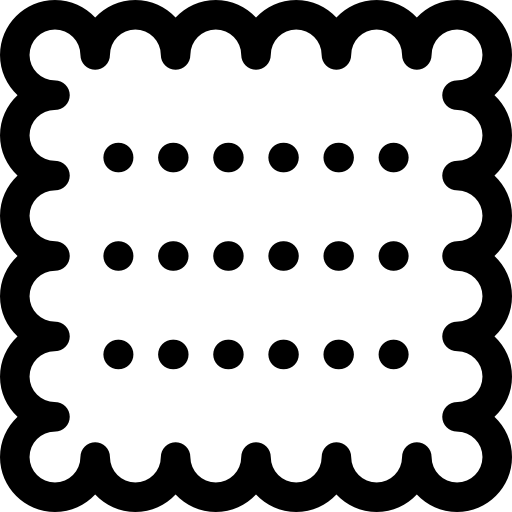 galleta Basic Rounded Lineal icono