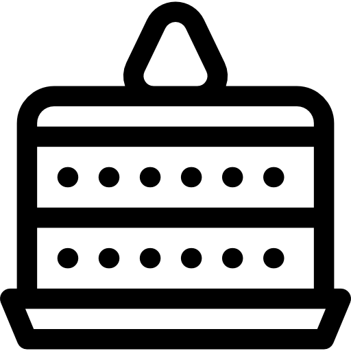 케이크 조각 Basic Rounded Lineal icon