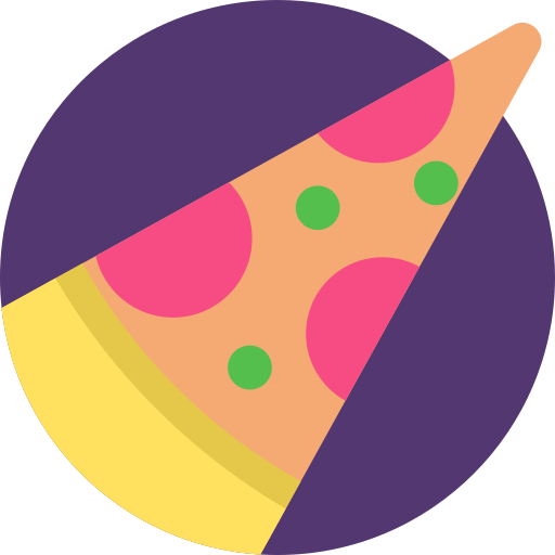 Пицца Detailed Flat Circular Flat иконка