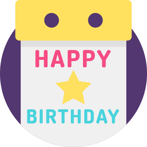 Birthday Detailed Flat Circular Flat icon
