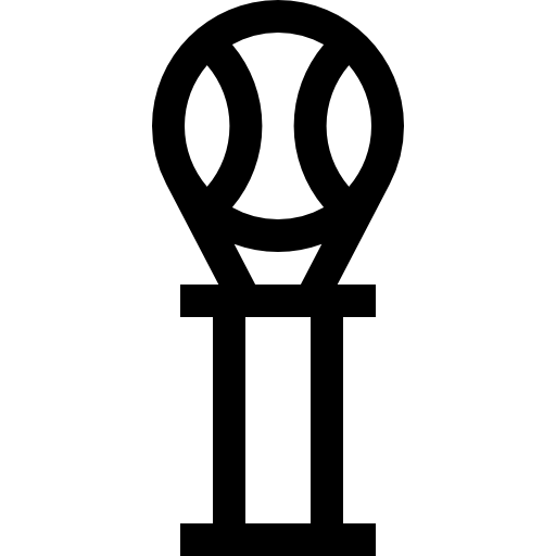 trofeum Basic Straight Lineal ikona