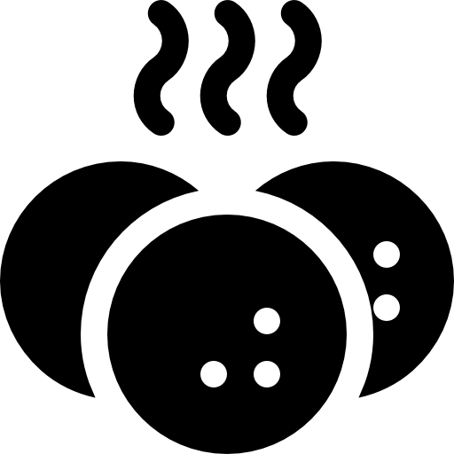 albóndigas Basic Rounded Filled icono