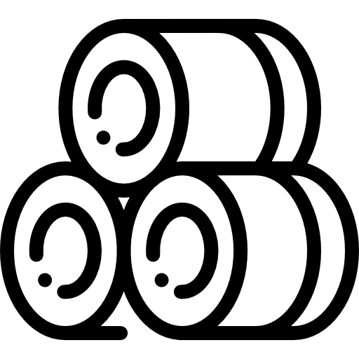 asciugamani Detailed Rounded Lineal icona