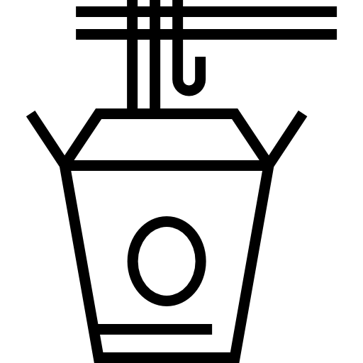 국수 Detailed Straight Lineal icon
