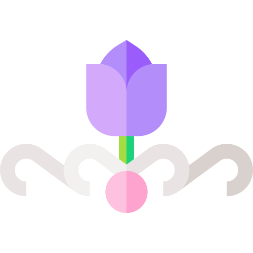 Floral design Basic Straight Flat icon