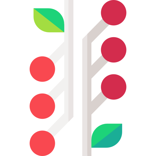 diseño floral Basic Straight Flat icono
