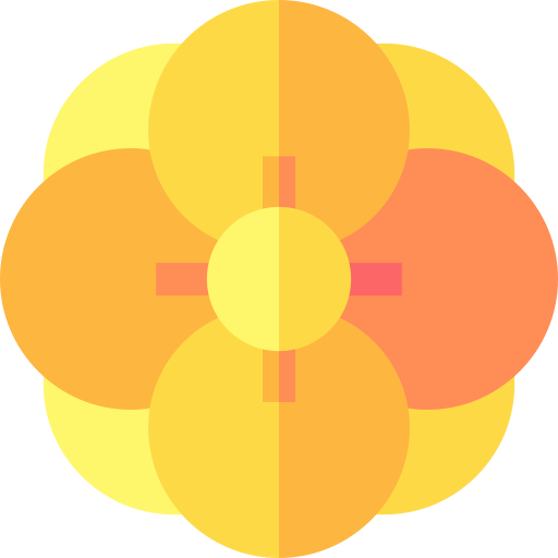 California poppy Basic Straight Flat icon