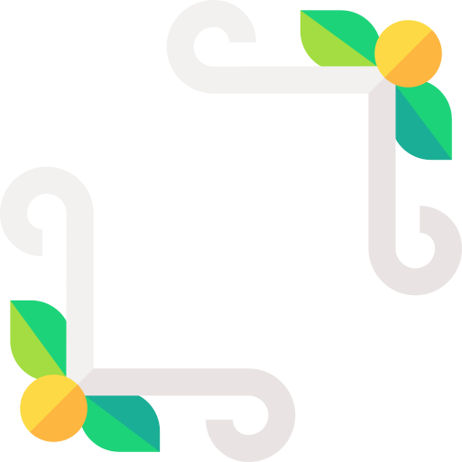 kwiatowy wzór Basic Straight Flat ikona